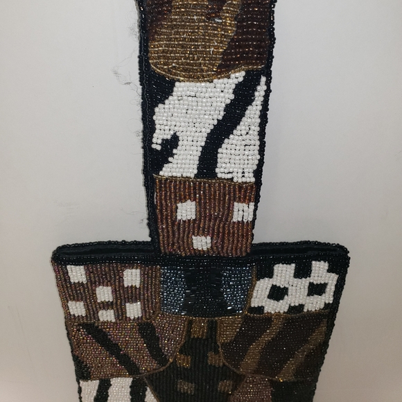 Vintage hand beaded bag - Picture 2 of 6